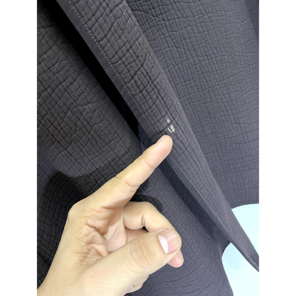 Eileen Fisher Silk Blend Sponge Blazer 3X Jacket Lagenlook Minimalist Boho Brown - Picture 7 of 16